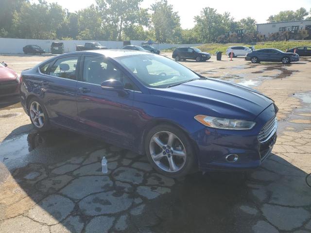 3FA6P0H71DR253458 - 2013 FORD FUSION SE BLUE photo 4