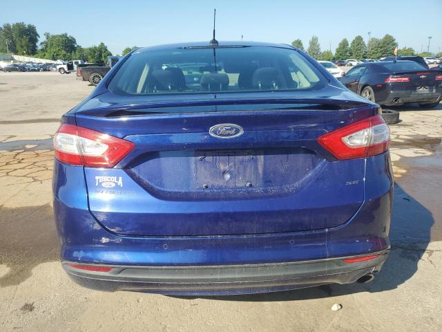 3FA6P0H71DR253458 - 2013 FORD FUSION SE BLUE photo 6