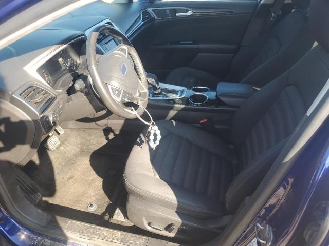 3FA6P0H71DR253458 - 2013 FORD FUSION SE BLUE photo 7