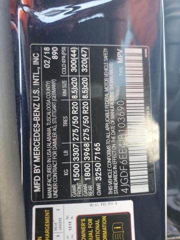 4JGDF6EE4JB103690 - 2018 MERCEDES-BENZ GLS 450 4MATIC BLACK photo 13