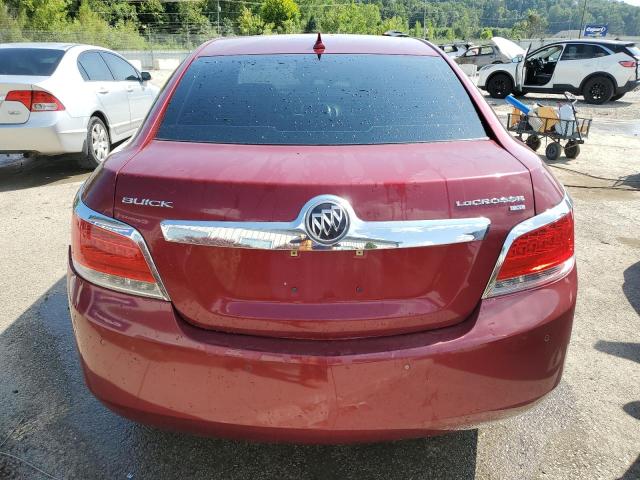 1G4GC5EG9AF201608 - 2010 BUICK LACROSSE CXL RED photo 6