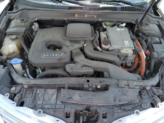 3LN6L2LU9FR624573 - 2015 LINCOLN MKZ HYBRID GRAY photo 11