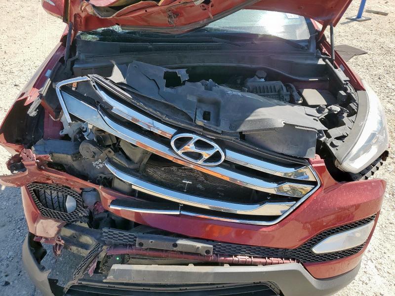 5XYZU3LA8DG090791 - 2013 HYUNDAI SANTA FE S RED photo 12
