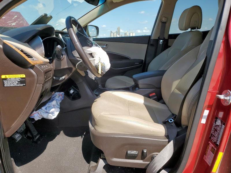 5XYZU3LA8DG090791 - 2013 HYUNDAI SANTA FE S RED photo 7
