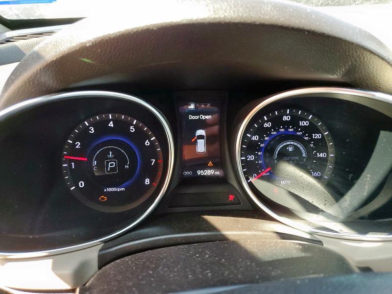 5XYZU3LA8DG090791 - 2013 HYUNDAI SANTA FE S RED photo 9