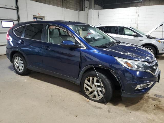 5J6RM4H50FL042804 - 2015 HONDA CR-V EX 蓝色 照片 4