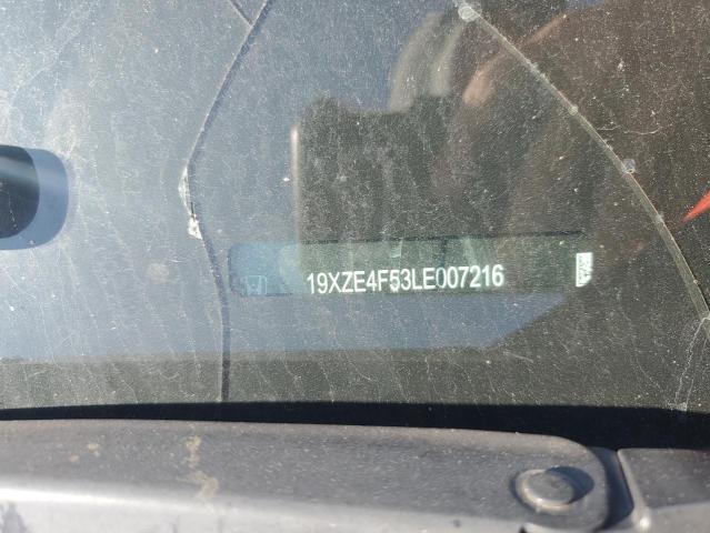 19XZE4F53LE007216 - 2020 HONDA INSIGHT EX BLUE photo 12