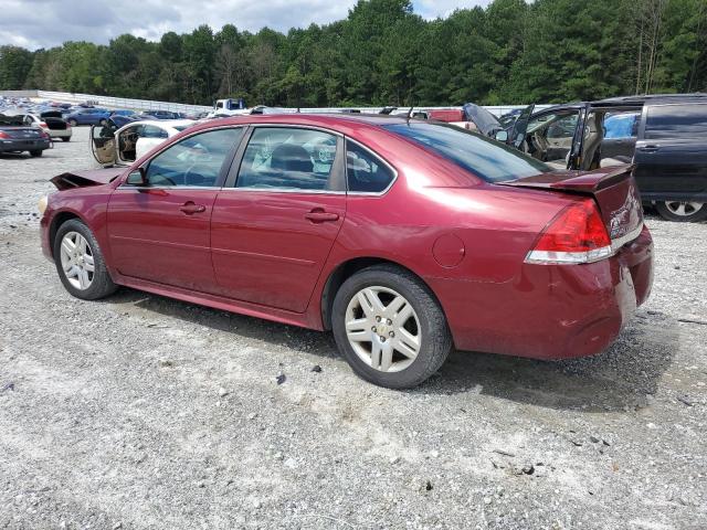 2G1WG5EK6B1131432 - 2011 CHEVROLET IMPALA LT RED photo 2