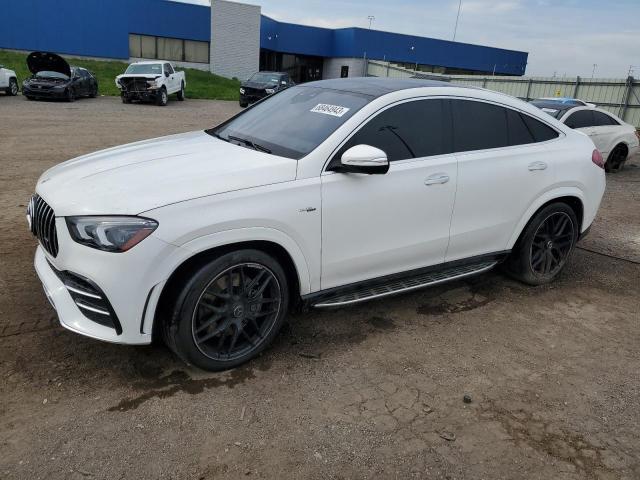 4JGFD6BB1MA327146 - 2021 MERCEDES-BENZ GLE COUPE AMG 53 4MATIC WHITE photo 1