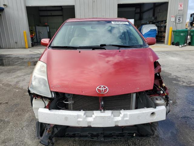 JTDKB20UX83454316 - 2008 TOYOTA PRIUS RED photo 5