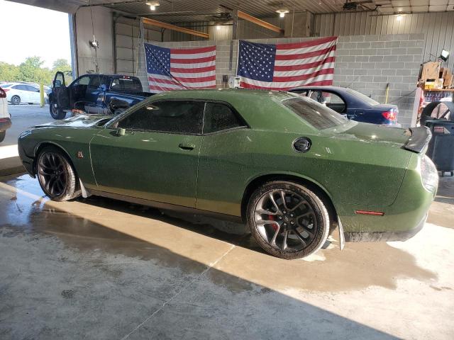2C3CDZFJ0MH568163 - 2021 DODGE CHALLENGER R/T SCAT PACK GREEN photo 2