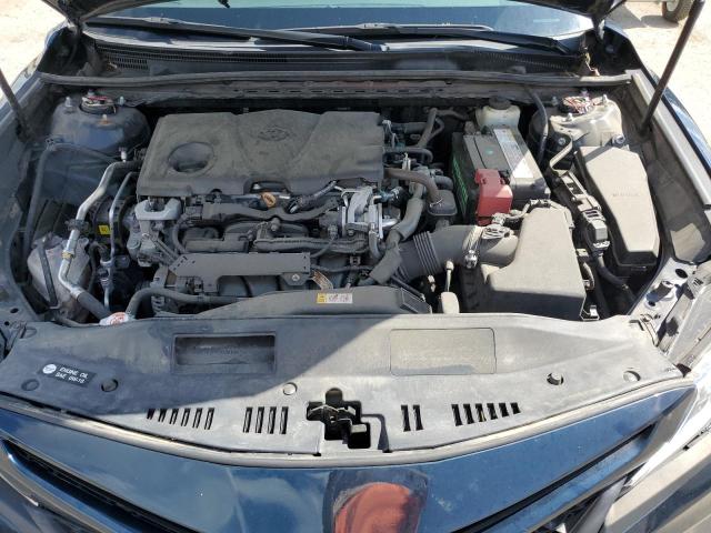 4T1B11HK1JU592712 - 2018 TOYOTA CAMRY L BLUE photo 11