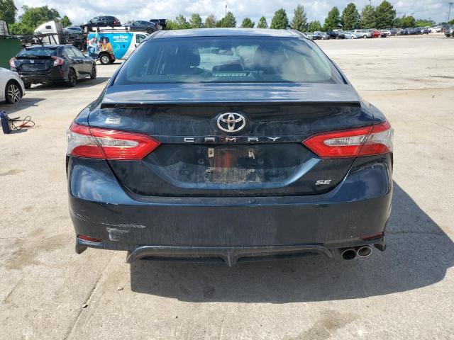4T1B11HK1JU592712 - 2018 TOYOTA CAMRY L BLUE photo 6