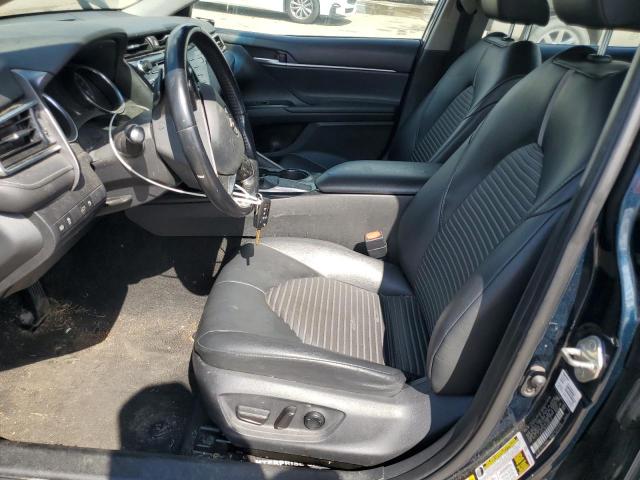 4T1B11HK1JU592712 - 2018 TOYOTA CAMRY L BLUE photo 7