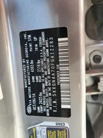 5XXGN4A70FG412283 - 2015 KIA OPTIMA EX SILVER photo 13