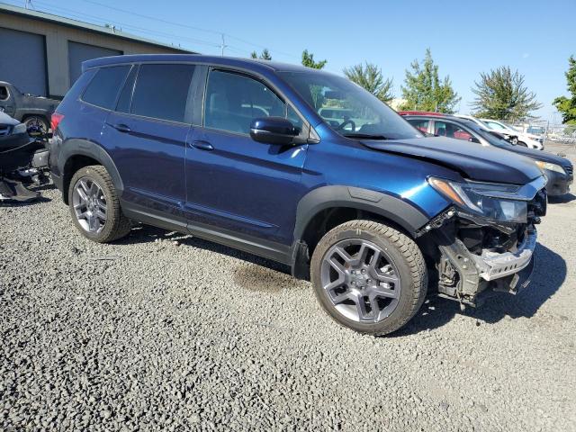 5FNYF8H55NB024139 - 2022 HONDA PASSPORT EXL Синий фото 4