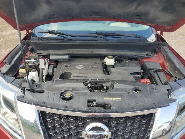 5N1AR2MM8FC610217 - 2015 NISSAN PATHFINDER S RED photo 12