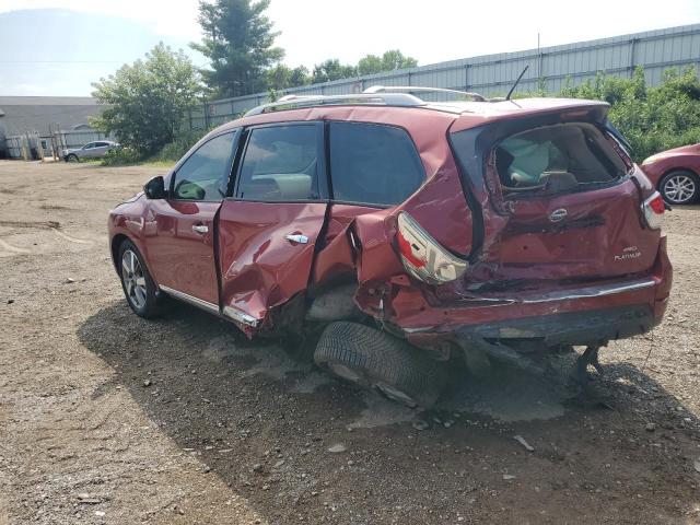 5N1AR2MM8FC610217 - 2015 NISSAN PATHFINDER S RED photo 2