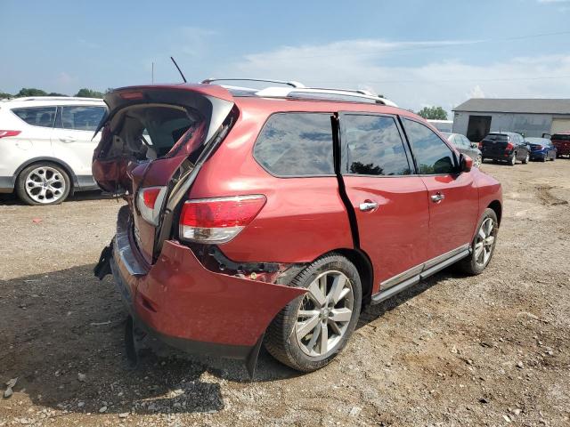 5N1AR2MM8FC610217 - 2015 NISSAN PATHFINDER S RED photo 3