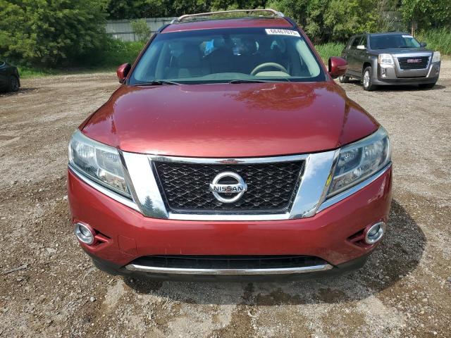 5N1AR2MM8FC610217 - 2015 NISSAN PATHFINDER S RED photo 5