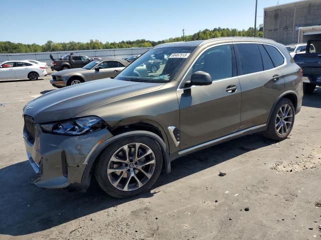 5UX23EU01R9S44707 - 2024 BMW X5 XDRIVE40I GRAY photo 1