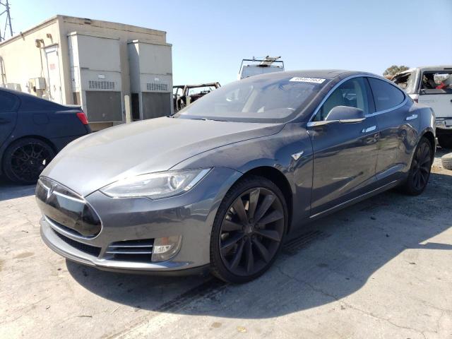 5YJSA1CP0DFP07014 - 2013 TESLA MODEL S ნაცრისფერი ფოტო 1