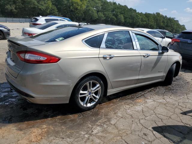 3FA6P0RU8FR104245 - 2015 FORD FUSION TITANIUM HEV BEIGE photo 3