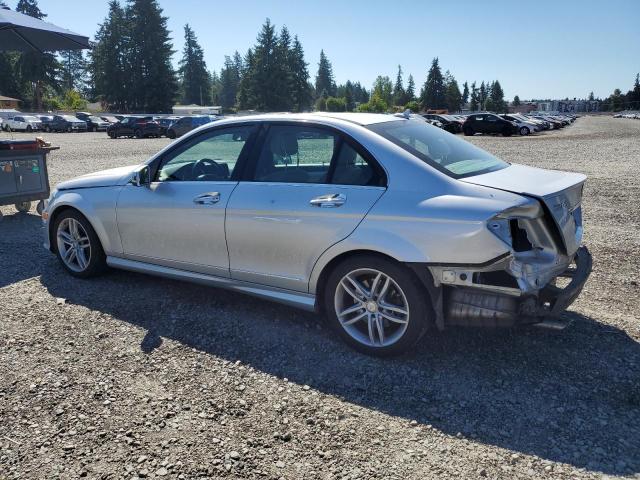 WDDGF8AB5DG127289 - 2013 MERCEDES-BENZ C 300 4MATIC SILVER photo 2