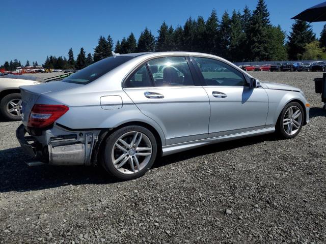 WDDGF8AB5DG127289 - 2013 MERCEDES-BENZ C 300 4MATIC SILVER photo 3