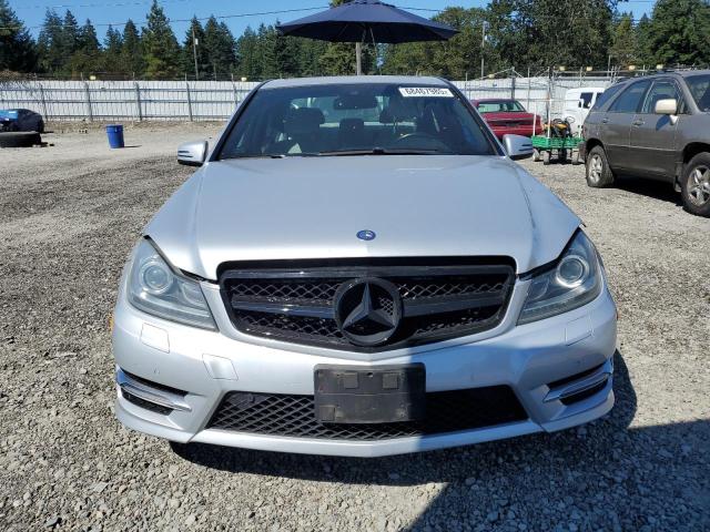 WDDGF8AB5DG127289 - 2013 MERCEDES-BENZ C 300 4MATIC SILVER photo 5