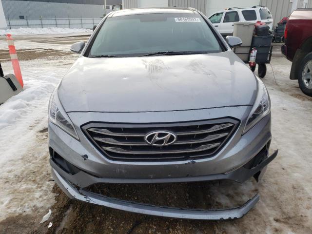 5NPE34AF4FH051505 - 2015 HYUNDAI SONATA SPORT SILVER photo 5