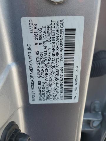 19UUB1F59LA016556 - 2020 ACURA TLX TECHNOLOGY 银色 照片 13