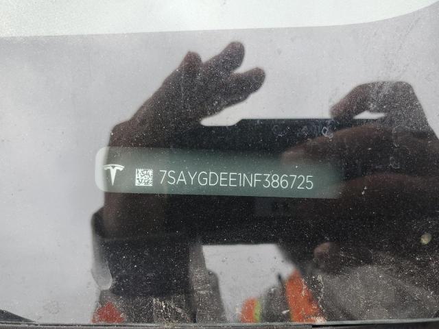 7SAYGDEE1NF386725 - 2022 TESLA MODEL Y ლურჯი ფოტო 12