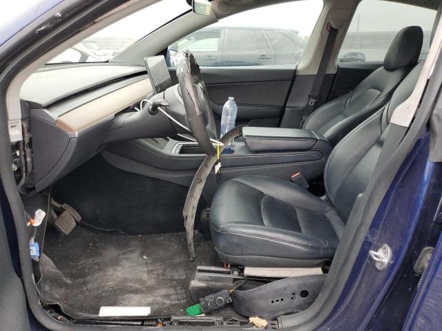 7SAYGDEE1NF386725 - 2022 TESLA MODEL Y ლურჯი ფოტო 7