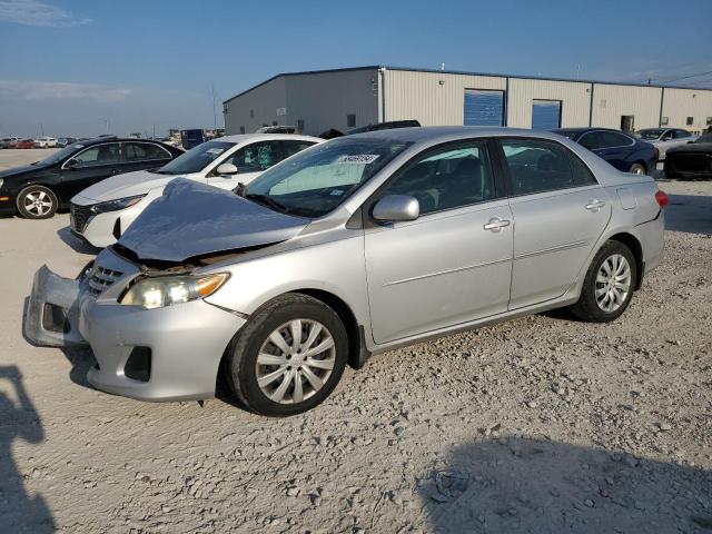 5YFBU4EE1DP153555 - 2013 TOYOTA COROLLA BASE SILVER photo 1