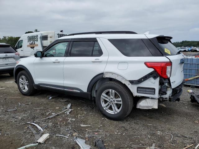 1FMSK8DH3LGB24837 - 2020 FORD EXPLORER XLT WHITE photo 2