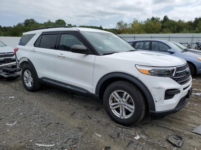 1FMSK8DH3LGB24837 - 2020 FORD EXPLORER XLT WHITE photo 4