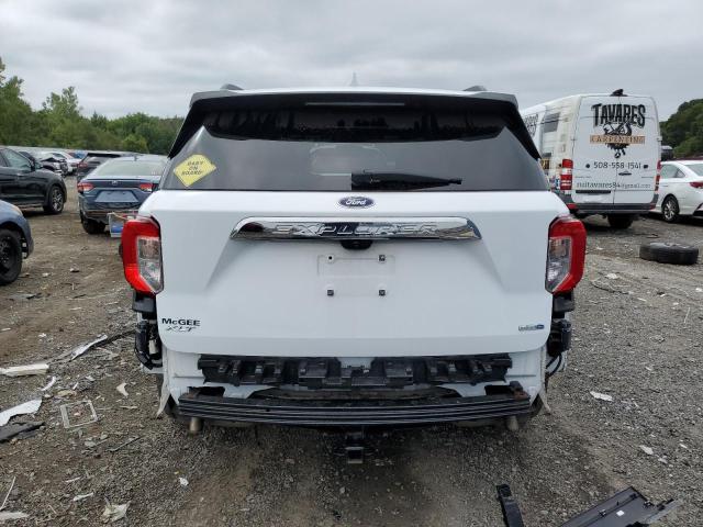 1FMSK8DH3LGB24837 - 2020 FORD EXPLORER XLT WHITE photo 6