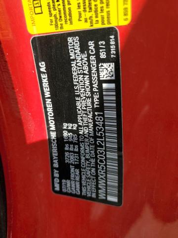 WMWXR5C03L2L53481 - 2020 MINI COOPER S 红色 照片 13