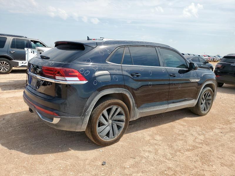 1V2JE2CA0NC204162 - 2022 VOLKSWAGEN ATLAS CROS SE BLACK photo 3