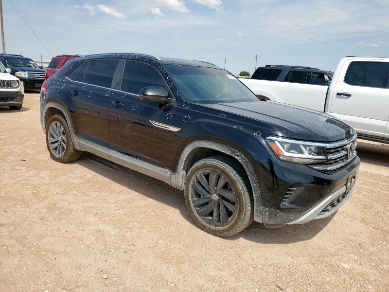 1V2JE2CA0NC204162 - 2022 VOLKSWAGEN ATLAS CROS SE BLACK photo 4