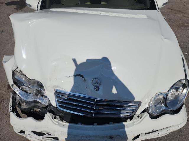 WDBRF54H97A921624 - 2007 MERCEDES-BENZ C 280 WHITE photo 22