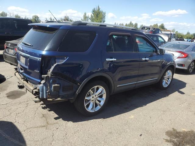1FMHK8F89CGA95464 - 2012 FORD EXPLORER LIMITED BLUE photo 3