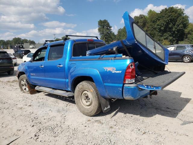 5TELU42N37Z337130 - 2007 TOYOTA TACOMA DOUBLE CAB BLUE photo 2