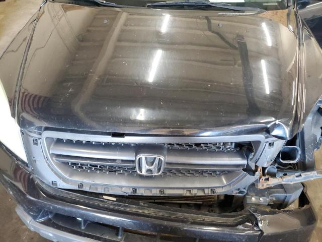 2HKYF18775H562805 - 2005 HONDA PILOT EXL BLACK photo 12