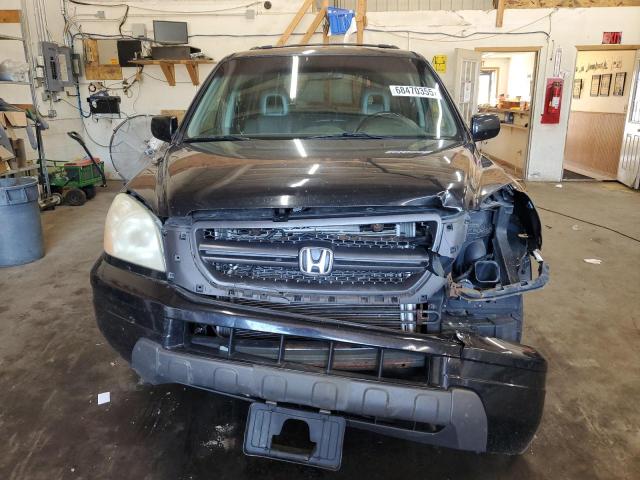 2HKYF18775H562805 - 2005 HONDA PILOT EXL BLACK photo 5