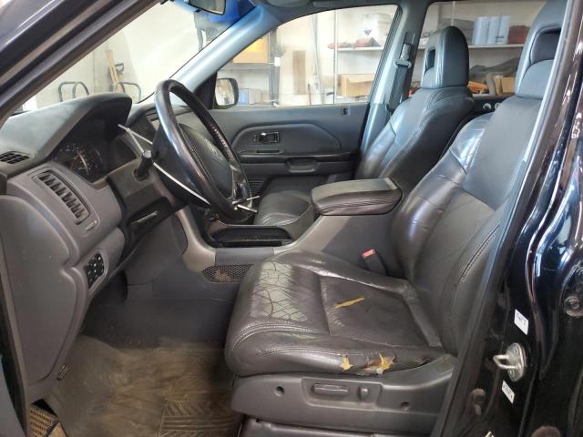 2HKYF18775H562805 - 2005 HONDA PILOT EXL BLACK photo 7