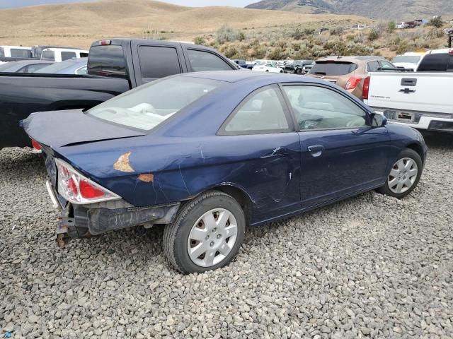 1HGEM21902L027284 - 2002 HONDA CIVIC EX BLUE photo 3