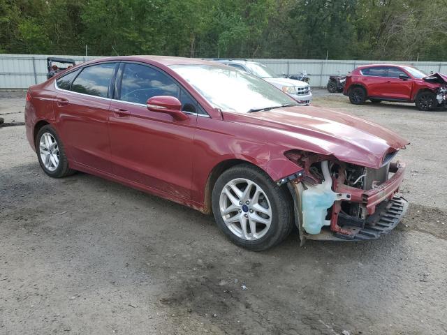 3FA6P0H77GR340799 - 2016 FORD FUSION SE RED photo 4