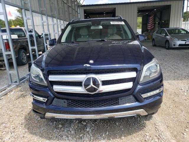 4JGDF7CE1EA370516 - 2014 MERCEDES-BENZ GL 450 4MATIC BLUE photo 5